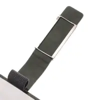 Ежедневник недатированный формат А5, с хлястиком, 112л, линия, пвх, Зеленый