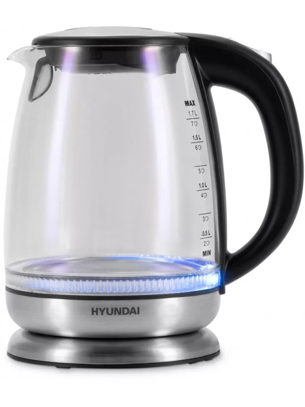 Чайник HYK-G8800 1,7л 2200Вт серебристый (стекло)