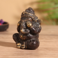Сувенир бронза "Ганеша" 6х5х8 см