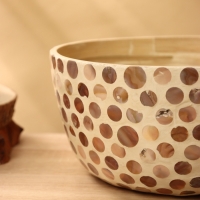 Салатник 25,5х25,5х12 см, бамбук