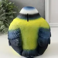 Копилка (гипс) Большая Птичка Синица 17х17х18 см