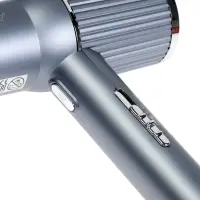 Фен Energy EN-885, 1600 Вт, 2 скорости, 3 температурных режима, ионизация, серый