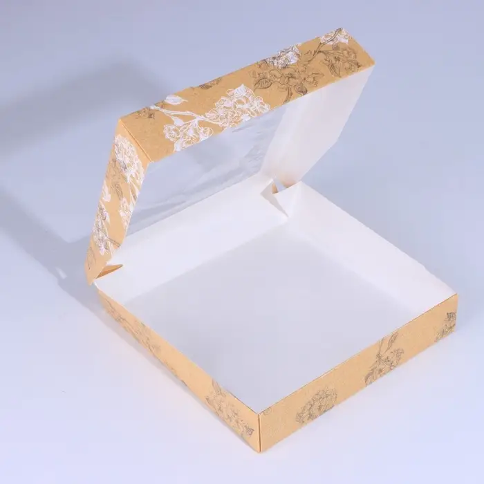 Кондитерская упаковка, коробка с ламинацией &laquo;8 марта&raquo;, 20 х 20 х 4 см