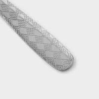 Набор столовых ложек из нержавеющей стали Доляна &laquo;Ромб&raquo;, длина 20,5 см, 6 шт, цвет серебряный