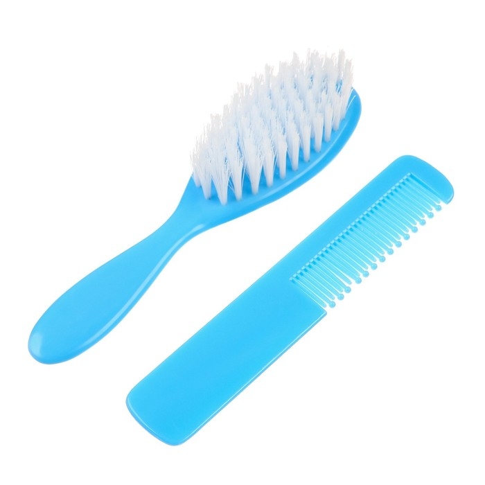 Расчёска детская + массажная щётка для волос &laquo;Маленький джентльмен&raquo;, от 0 мес.