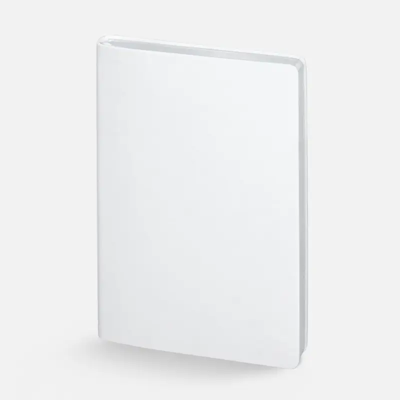 Ежедневник Nebraska Flex, недатированный, белый с серебристым