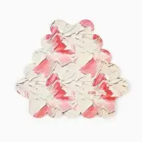 Коробка для кондитерских изделий с пластиковой крышкой &laquo;Розовые цветы&raquo;, 18 х 3 см