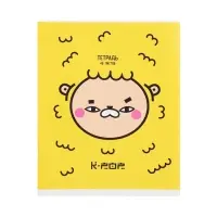 Тетрадь 48 листов в клетку, Calligrata, K-POP, обложка мелованный картон, МИКС