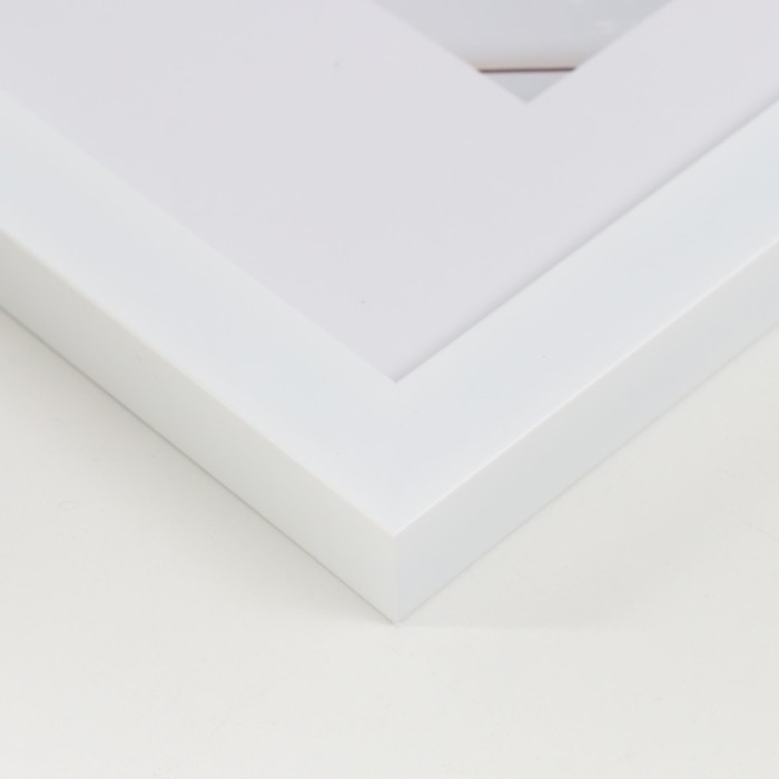 Фоторамка пластик "МИРАМ" 20х25 см, 641861-7, белый (пластиковый экран)