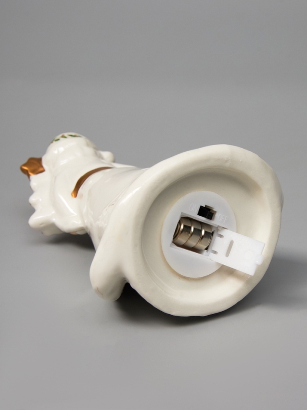 Светодиодная фигура "Дед Мороз в тулупе" 15.7х7.4х5.8, 1 LED, LR44x3(в компл.), Т/БЕЛЫЙ