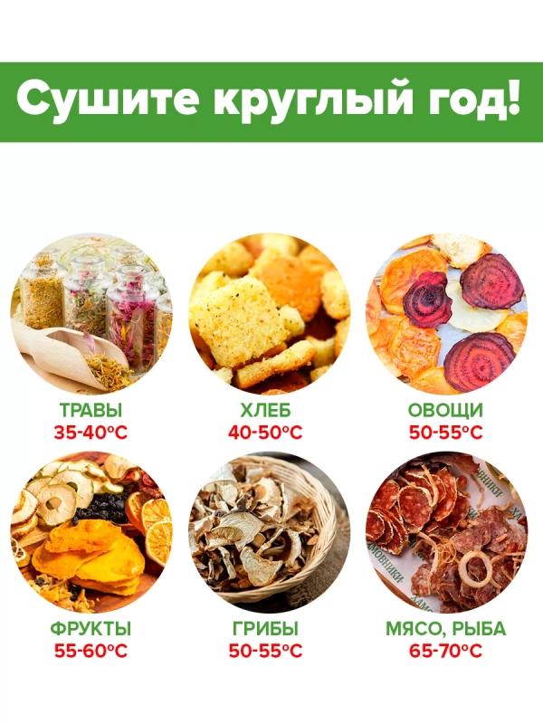 Сушилка для овощей и фруктов VL-FD521090