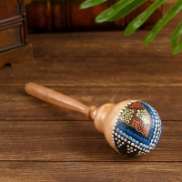 Сувенирный музыкальный инструмент &laquo;Маракас разноцветный&raquo;, 27&times;7&times;7 см +/- 1 см