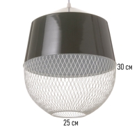 Светильник Lisa 1х40Вт Е27 маренго  26х26х32см