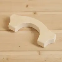 Дверная ручка из липы, 20,5х7,5х2,6 см