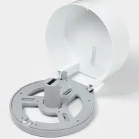 Диспенсер туалетной бумаги, пластик белый, втулка 4 см