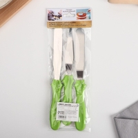 Набор лопаток кондитерских &laquo;Сладких слов&raquo;, 23 см х 8.5 см х 2.5 см 3 шт