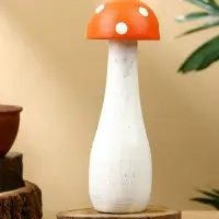 Сувенир &laquo;Домик Грибок&raquo;, 10&times;10&times;21 см, дерево, бело-красный