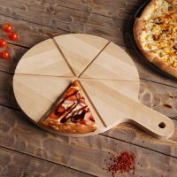 Доска для пиццы Adelica &laquo;Итальяно&raquo;, d=32 см, берёза