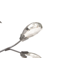 Люстра "Цветы" 5х40Вт Е27 хром 50х50х18см