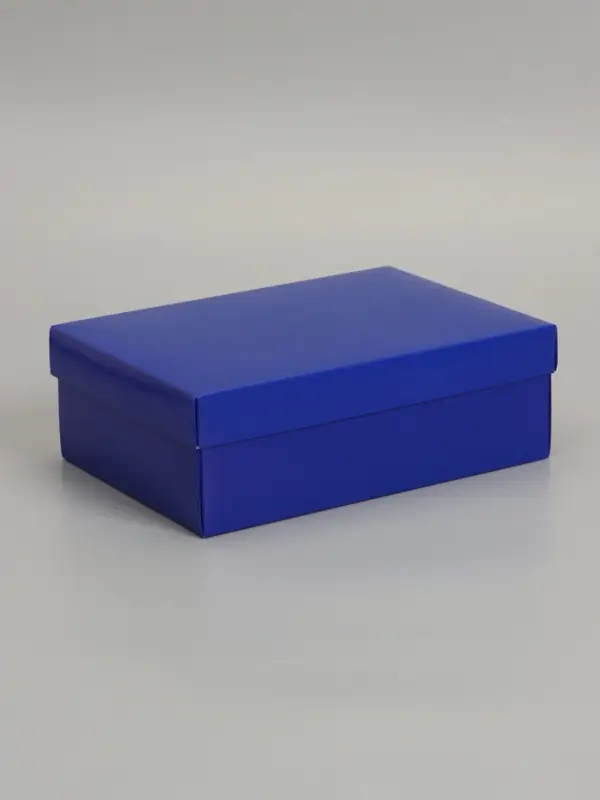 Коробка складная, крышка-дно, синяя, 24 х 17 х 8 см