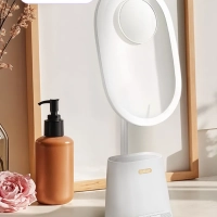 Косметическое зеркало 2 в 1 с подсветкой КТ-4172 - 18 Вт