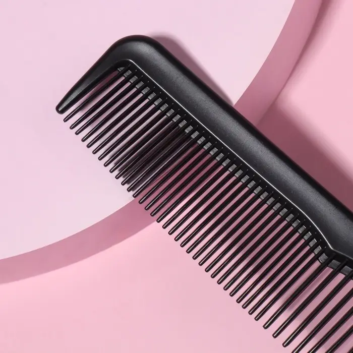 Расчёска комбинированная, 12.5&times;2.5(&plusmn;1) см, чёрная