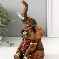 Фигура "Слон Индийский сидит" 17,5х8,5х9 см