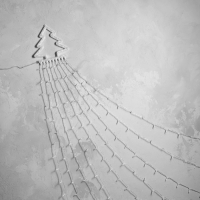 Светодиодная фигура &laquo;Ёлка&raquo; 3.5 м, пластик, 9 нитей, 220 В, свечение зелёное