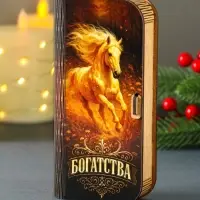 Новогодняя шкатулка "Богатства" 17х8,5 см
