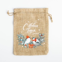 Мешок с термонаклейкой &laquo;С Новым Годом&raquo;, 13 х 18 см +/- 1.5 см, Новый год