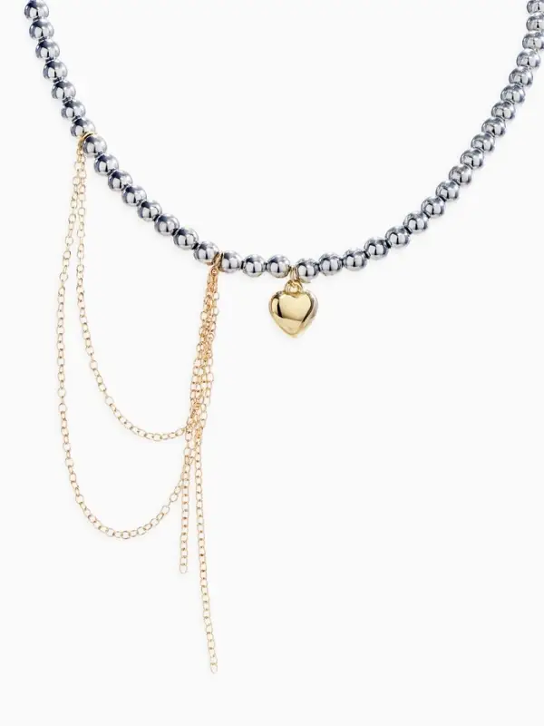 Набор 2 предмета: колье, серьги "Трансформеры" водопад, цветной