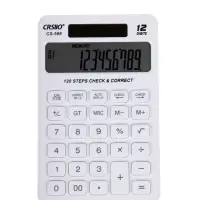 Калькулятор настольный 12-разрядный CS-588 корпус белый