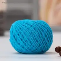 Пряжа для вязания спицами, крючком &laquo;Карачаевская&raquo;, моток, 100% акрил, 100 м/40&plusmn;5 г, (бирюза)