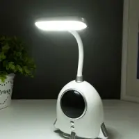 Ночник карандашница "Ракета" 6хLED 3Вт 5V USB АКБ 2 режима 7х11х27 см