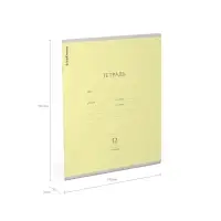 Тетрадь 12 листов в линейку ErichKrause &laquo;Классика&raquo;, обложка мелованный картон, блок офсет, белизна 100%, жёлтая