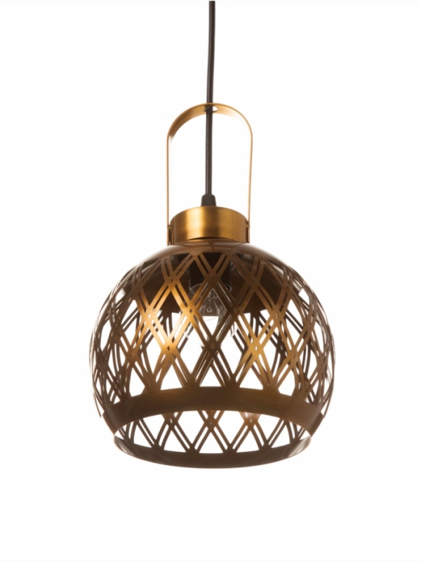 Светильник Paula 1х40Вт Е27 медь 20х20х25см