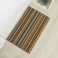 Коврик влаговпитывающий придверный Доляна &laquo;Цветная косичка&raquo;, 47&times;77 см