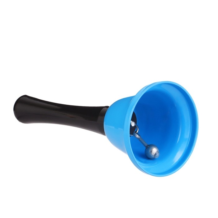 Колокольчик настольный, голубой, 12.5 х 5.2 см