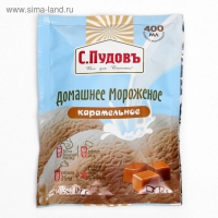 Смесь для приготовления мороженого &laquo;С. Пудовъ&raquo;, карамельное, 70 г