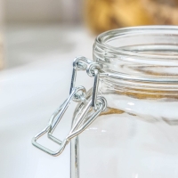 Банка для сыпучих продуктов &laquo;Прозрачная&raquo;, 650 мл