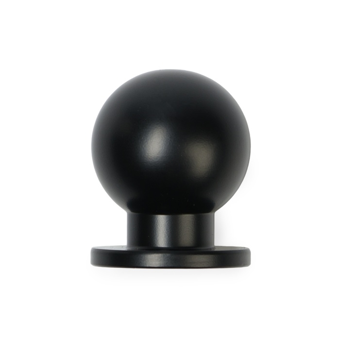 Ручка кнопка CAPPIO RK146, d=25 мм, цвет черный