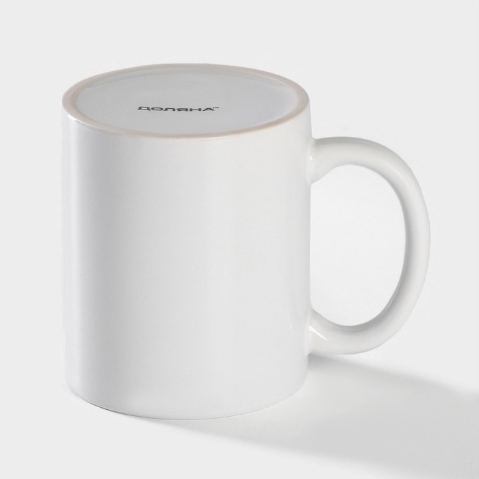 Кружка - хамелеон керамическая Доляна &laquo;Лампочка&raquo;, 350 мл, цвет белый