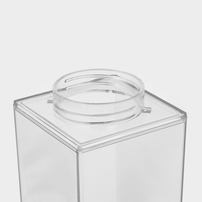 Кувшин для напитков Доляна, 1 л, 8&times;26 см, полистирол, цвет прозрачный