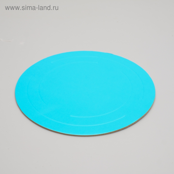 Подложка усиленная, золото- голубой, 22 см, 3,2 мм