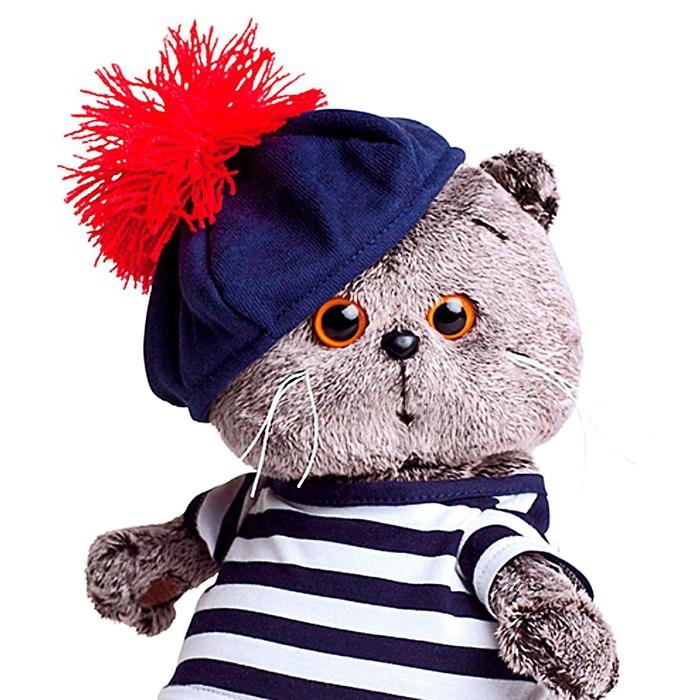 Мягкая игрушка &laquo;Басик в тельняшке и берете&raquo;, 25 см