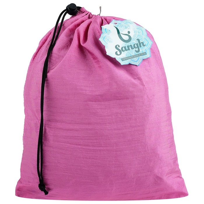 Гамак для йоги Sangh, 250&times;140 см, цвет розовый