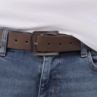 Пряжка для ремня, 6,3 &times; 5,5 см, 40 мм, цвет чёрный никель