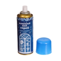 Новый год! Искусственный снег спрей, 250 мл, цвет голубой