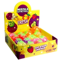 Антистресс сквиш мялка &laquo;Фруктики&raquo;, с гидрогелем, цвета МИКС, в шоубоксе