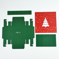 Коробка под 9 конфет &laquo;Новогодние огни&raquo;, 14.7 х 14.7 х 3.5 см, Новый год